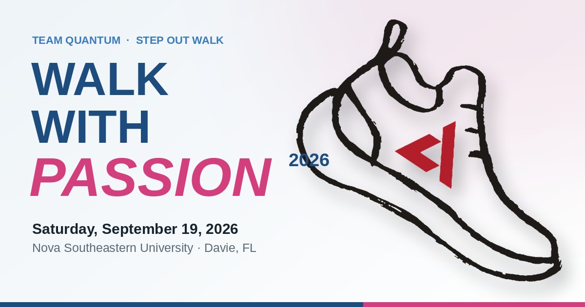 Walk With Passion 2026 — Team Quantum Step Out Walk
